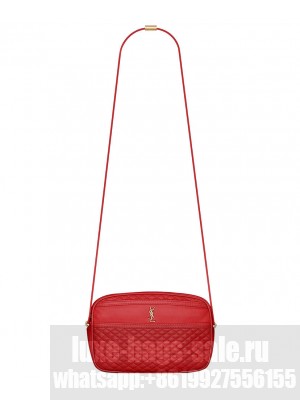 Saint Laurent Victoire Camera Bag 648990 Red