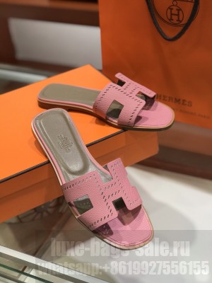 Hermes Oran Flat slippers in epsom leather 022 2021 Collection