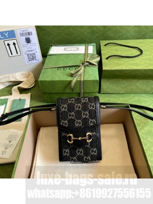 Gucci Horsebit 1955 mini bag 625615 black