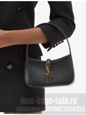 Yves Saint Laurent Original Leather Mini Shoulder Bag LE5A7 Black