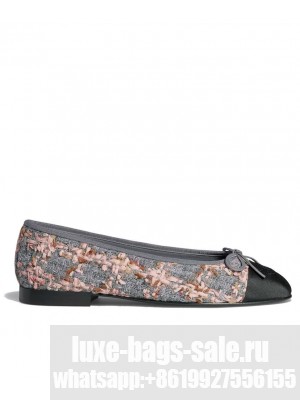 Chanel Women's Ballerinas G02819 Gray