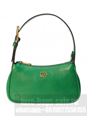 Gucci Aphrodite Shoulder Bag With Double G 739076 Green
