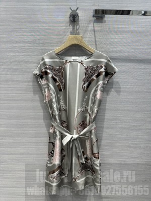 Hermes Twill silk dress 01