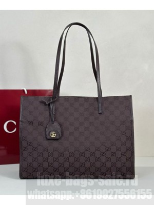 Gucci Jackie Small Shoulder Bag Dark Coffee