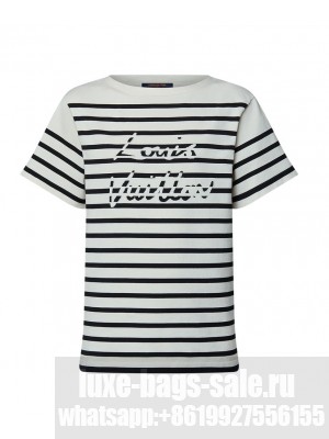 Louis Vuitton Women's Signature Stripes Knit Top White