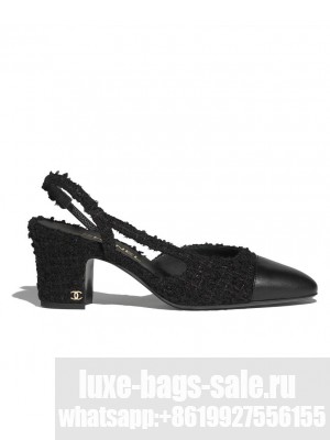 Chanel Women's Slingbacks G31318 Black