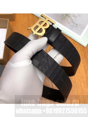 Burberry Width 3.5cm Leather Belt BUR04