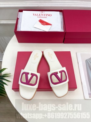 Valentino Garavani VLogo cut-out slide sandal 014 2025