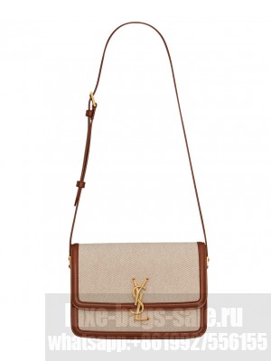 Saint Laurent Solferino Medium Satchel 634305 Coffee