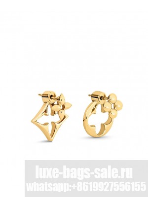 Louis Vuitton Women's LV Flowergram Earrings Golden