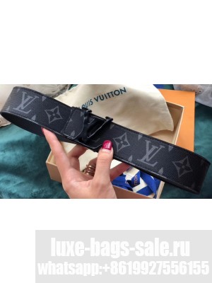 Louis Vuitton Width 4cm LV Initiales Belt So Black