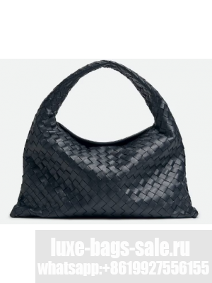 Bottega Veneta Hop Shoulder bag with Intrecciato craftsmanship in calf leather 796262 Shadow
