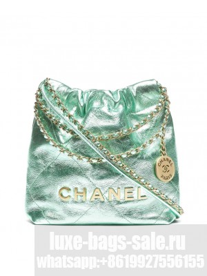 Chanel 22 Mini Handbag AS3980 Green