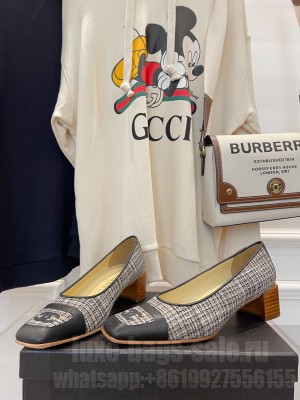 Chanel 40mm vintage Lambskin Tweed Pump 2021 Collection