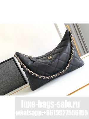 CHANEL Large HOBO HANDBAG AS4246 BLACK