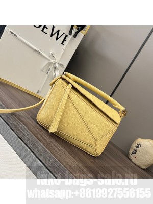Loewe mini Puzzle Bag Original Leather 6223 yellow