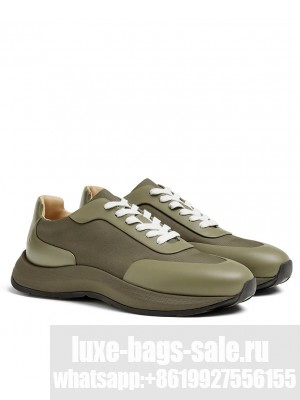 Hermes Men's Fairplay Sneaker Green
