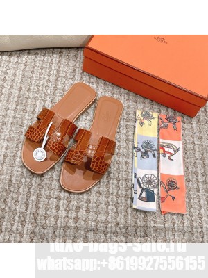 Hermes Oran Flat Slide Sandals 2023 Collection 047