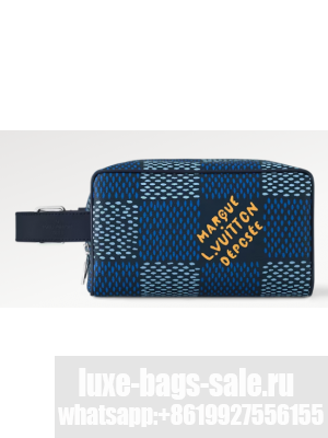 Louis Vuitton Locker Dopp Kit N40747 Blue