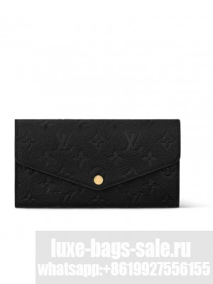 Louis Vuitton Sarah Wallet M82257 Black