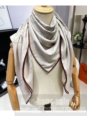 Hermes Women's Pique Sellier Scarf Mauve