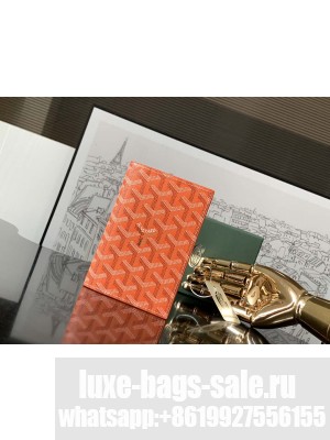 Goyard Grenelle Passport Cover Orange
