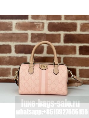 GUCCI OPHIDIA GG MINI TOP HANDLE BAG 772053 Dusty pink