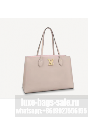 Louis vuitton original LOCKME SHOPPER M57345 Greige