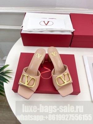 VALENTINO VLOGO SIGNATURE SLIDE SANDAL IN CALFSKIN 60MM 09 2025