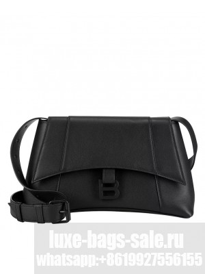 Balenciaga Downtown Medium Shoulder Bag Black