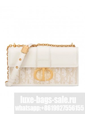Christian Dior 30 Montaigne East-West Bag With Chain Cream