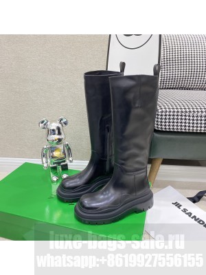 Bottega Veneta Tire High Boots Fall/Winter 2021 Collection, Black
