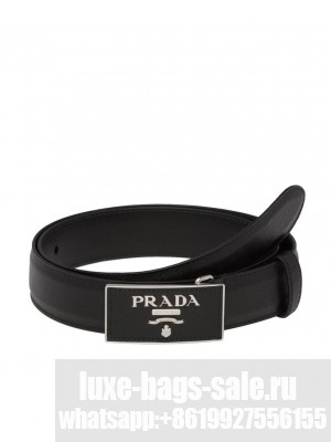 Prada Cintura in Saffiano Black