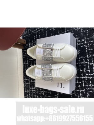 Valentino Garavani Rockstud Untitled sneaker in white calfskin 043 2025