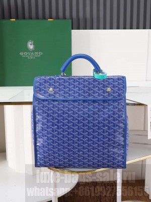 Goyard Saint Léger Backpack Blue
