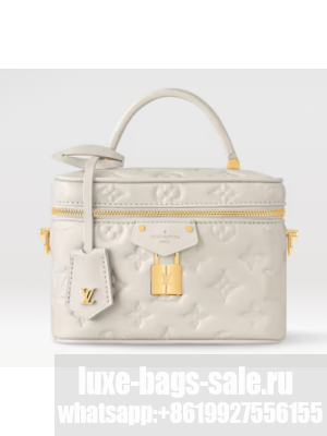 Louis Vuitton Vanity PM M25123 white