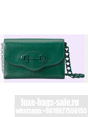 Gucci Horsebit 1955 mini bag 724713 Green