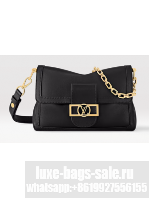 Louis Vuitton Dauphine Soft MM M25050 Black