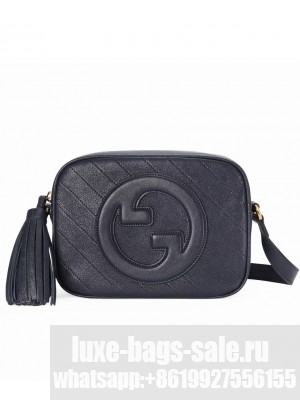 Gucci Blondie Small Shoulder Bag 742360 Dark Blue