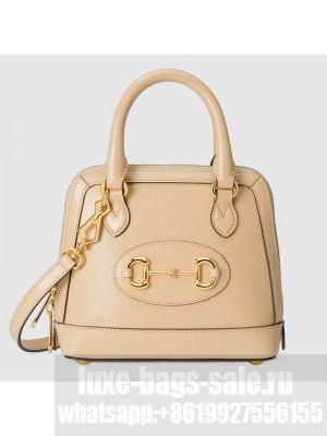 Gucci Horsebit 1955 mini top handle bag 640716 Beige