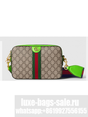 Gucci OPHIDIA SMALL CROSSBODY BAG 699439 Bright green