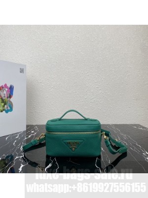 Prada Leather mini-bag 1BH202 green
