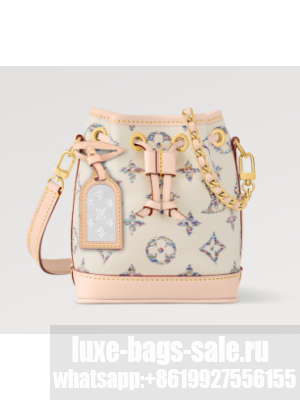 Louis Vuitton Nano Noe M83453 Multicolor White