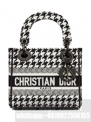 Christian Dior Mini Lady D-Lite Bag Black