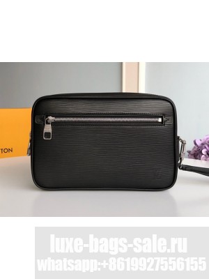 Louis Vuitton Men's Kasai Clutch in Epi Leather N51726 Black 