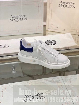 Alexander McQueen Oversized Platform Lace Up Creeper Sneakers Spring/Summer 2020 Collection, Dark Blue