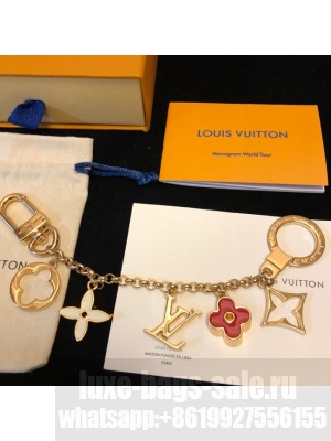 Louis Vuitton BLOOMING FLOWERS CHAIN BAG CHARM AND KEY HOLDER 15561