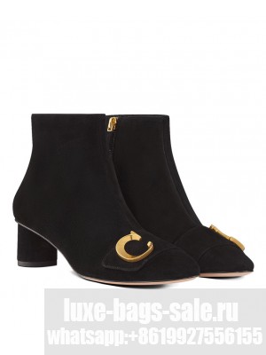 Christian Dior Women's C'est Dior Heeled Ankle Boot Black
