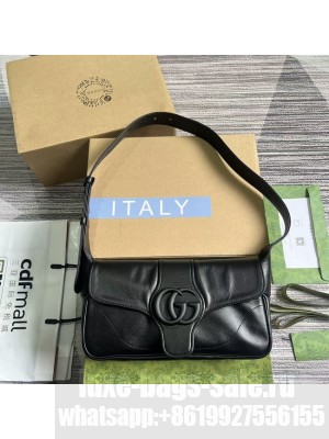 GUCCI SMALL SHOULDER BAG 767226 black