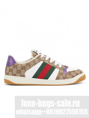 Gucci Women's Screener Sneaker 812638 Purple